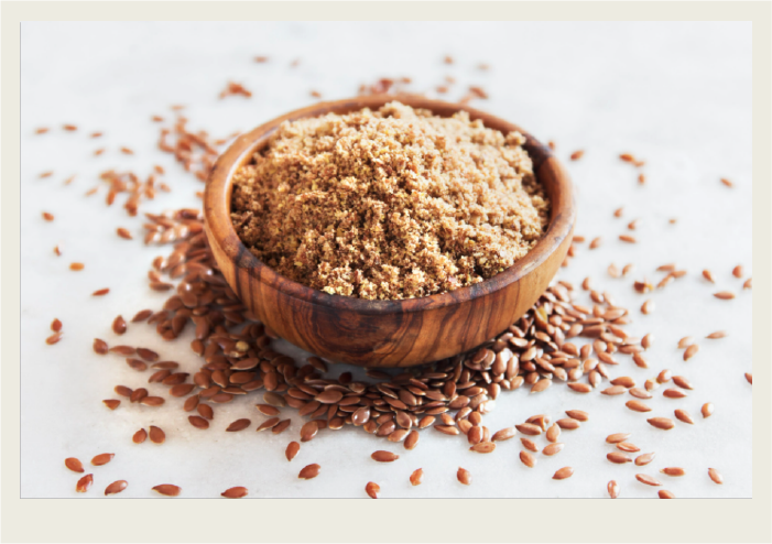 Flaxseed meal.