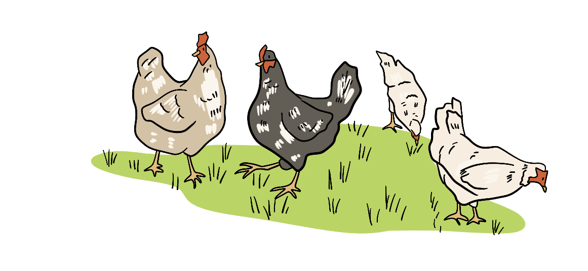 A piece of art by Leah Marie Dorion made with mosaics shows two Indigenous people standing near animals, sun, and water. 